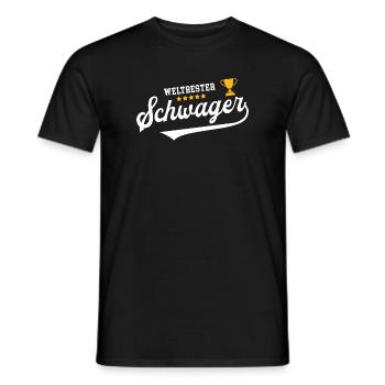Schwager Bester Bruder Brother in Law Schwäger - Männer T-Shirt - Schwarz - Vorne - AI Model Male 178 light (178cm)
