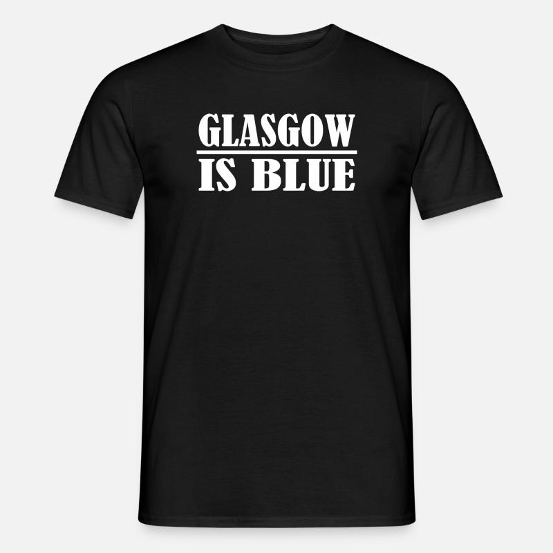 Glasgow Is Blue - Men’s T-shirt - black