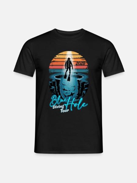 DivingTour Blue Hole 2025 - Men's T-Shirt - black