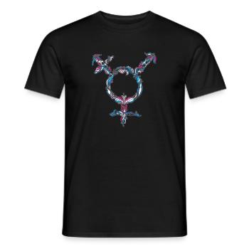 Transgender kurbits - Men's T-Shirt - black - Front - AI Model Male 178 light (178cm)