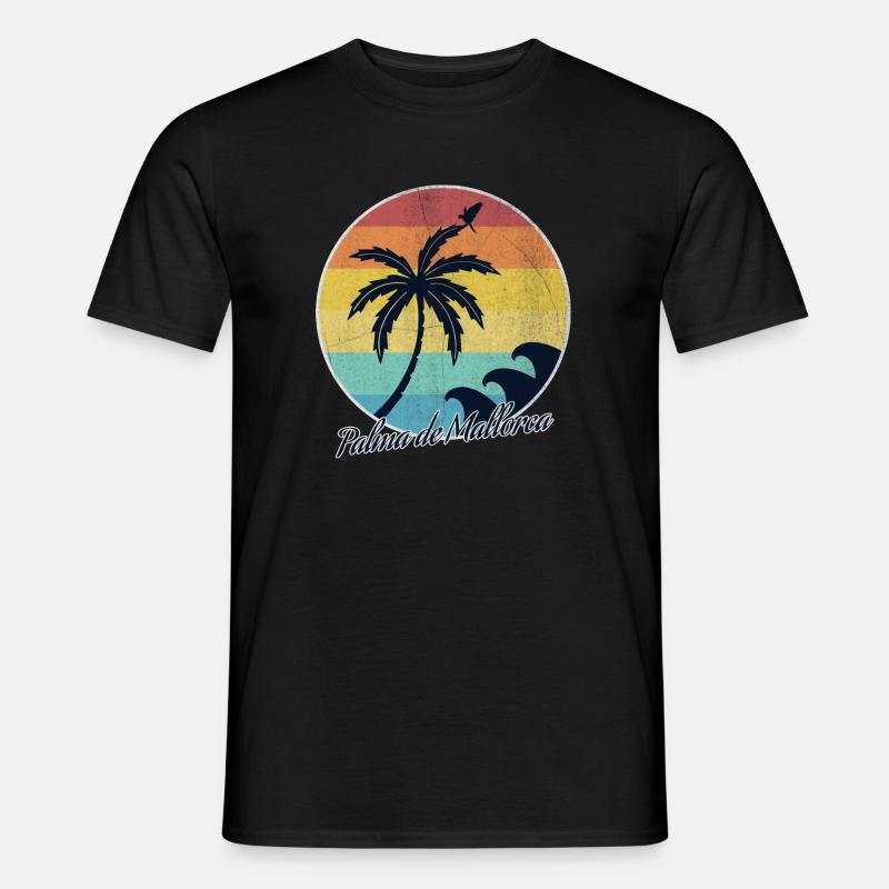 Palma de Mallorca - Männer T-Shirt - Schwarz