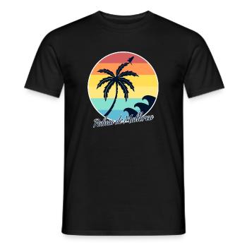 Palma de Mallorca - Männer T-Shirt - Schwarz - Vorne - AI Model Male 178 light (178cm)