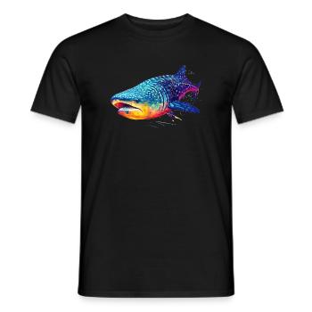 Requin-baleine - T-shirt homme - noir - Devant - AI Model Male 178 light (178cm)
