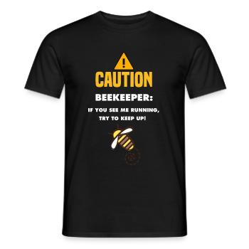 Lustige Imkerei Alabri Imker Honigbiene Bienenlieb - Männer T-Shirt - Schwarz - Vorne - AI Model Male 178 light (178cm)