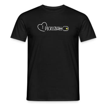 Ich liebe Pickleball Pickle Ball Lover Geschenkidee - Männer T-Shirt - Schwarz - Vorne - AI Model Male 178 light (178cm)