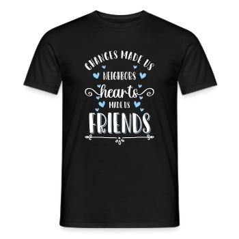 Nachbarschaft Wohnung Feier - Männer T-Shirt - Schwarz - Vorne - AI Model Male 178 light (178cm)
