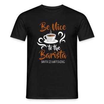 Espresso Cappuccino Work - Men's T-Shirt - black - Front - AI Model Male 178 light (178cm)