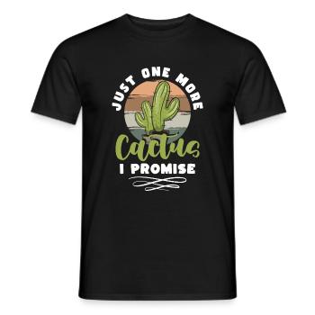 Stachel Stacheln Blumentopf Gärtner - Männer T-Shirt - Schwarz - Vorne - AI Model Male 178 light (178cm)