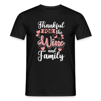 Réunion de famille Fête de réunion à la maison - T-shirt homme - noir - Devant - AI Model Male 178 light (178cm)