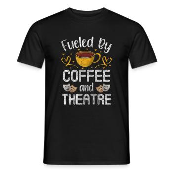 Theater Szene Broadway - Männer T-Shirt - Schwarz - Vorne - AI Model Male 178 light (178cm)