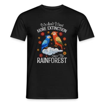 Tierschutz Naturschutz Veganer Verzicht - Männer T-Shirt - Schwarz - Vorne - AI Model Male 178 light (178cm)