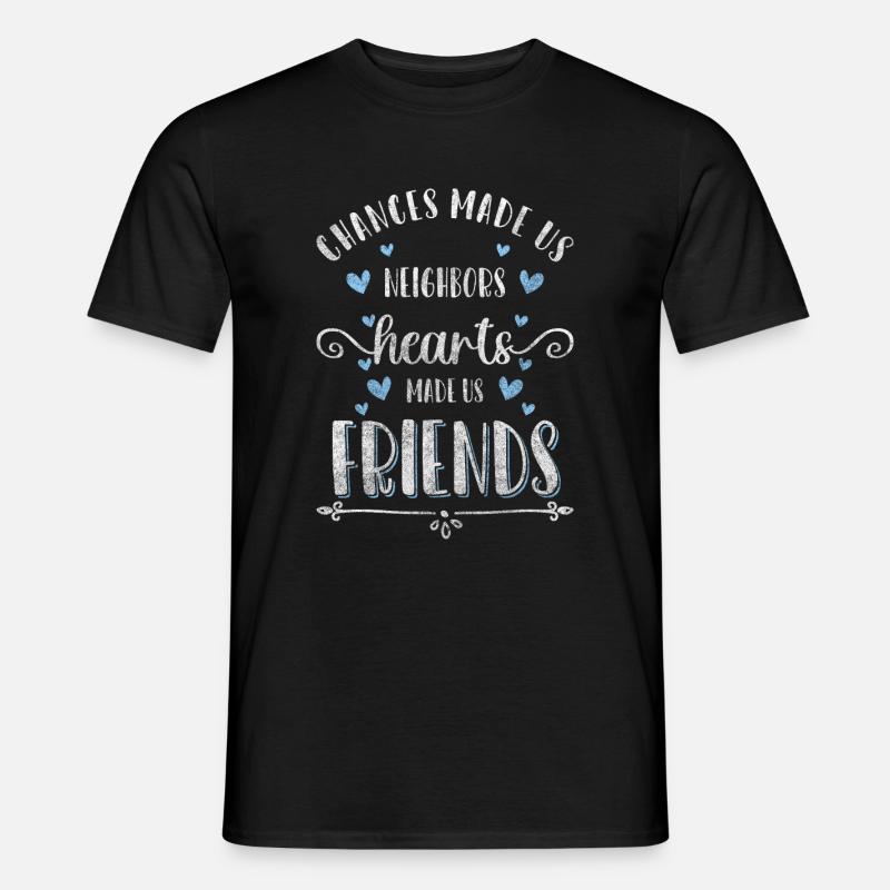 Nachbar Bester Nachbar Bier - Männer T-Shirt - Schwarz