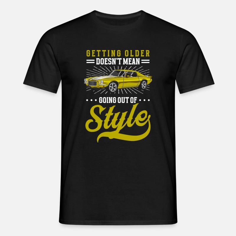 Oldtimer Mécatronique Technicien Ancien - T-shirt Homme - noir