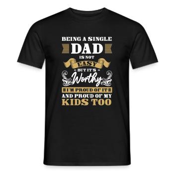 Parents Fierté Progéniture Solo - T-shirt homme - noir - Devant - AI Model Male 178 light (178cm)