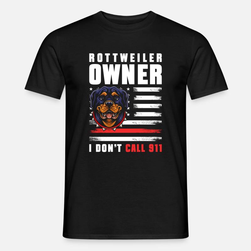 Kampfhund - Männer T-Shirt - Schwarz