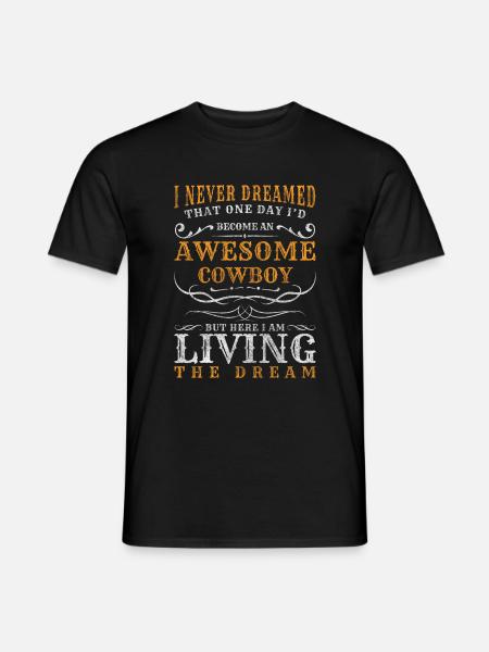 Wild West America Bandit Cool - Men's T-Shirt - black