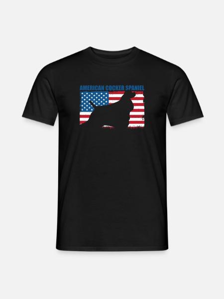 American Cocker Spaniel - Men's T-Shirt - black