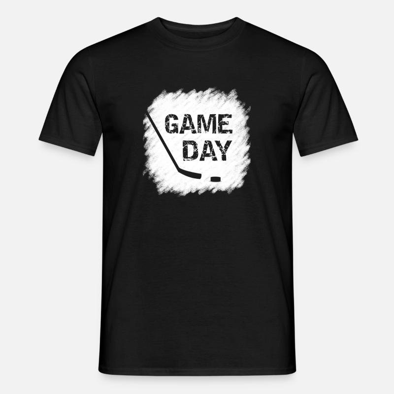 Game Day - Eishockey - Männer T-Shirt - Schwarz