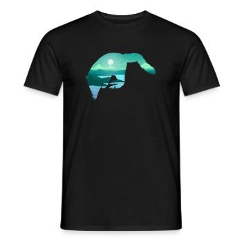 Coati - T-shirt homme - noir - Devant - AI Model Male 178 light (178cm)