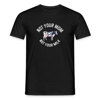 Vegan Fleischlos Tierlieb & Veganer - Männer T-Shirt - Schwarz - Vorne - AI Model Male 178 light (178cm)
