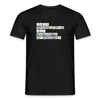 principal - T-shirt homme - noir - Devant - AI Model Male 178 light (178cm)