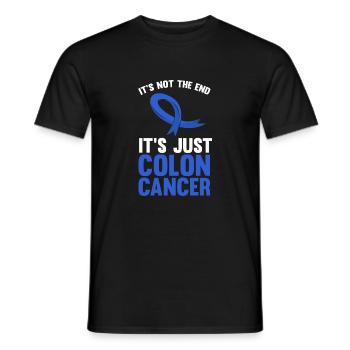 C'est juste la sensibilisation au cancer du côlon - T-shirt homme - noir - Devant - AI Model Male 178 light (178cm)