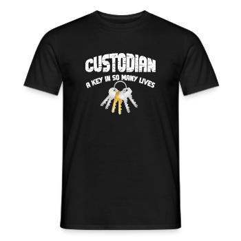 Putzfrau Spruch Reinigungskraft Putzfee - Männer T-Shirt - Schwarz - Vorne - AI Model Male 178 light (178cm)