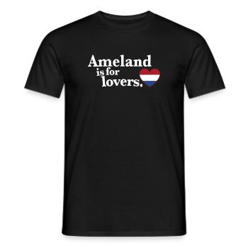 Ameland Lovers - NL II - Männer T-Shirt - Schwarz - Vorne - AI Model Male 178 light (178cm)