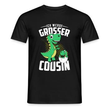 Cousin - Männer T-Shirt - Schwarz - Vorne - AI Model Male 178 light (178cm)