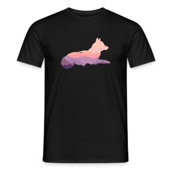 Timber Wolf - Männer T-Shirt - Schwarz - Vorne - AI Model Male 178 light (178cm)