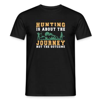 Jagen Jagdspruch & Jäger Geschenkidee - Männer T-Shirt - Schwarz - Vorne - AI Model Male 178 light (178cm)