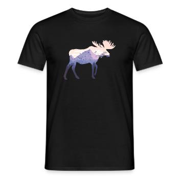 Élan - T-shirt homme - noir - Devant - AI Model Male 178 light (178cm)