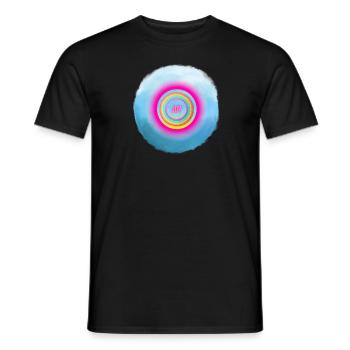 joy ! - Männer T-Shirt - Schwarz - Vorne - AI Model Male 178 light (178cm)