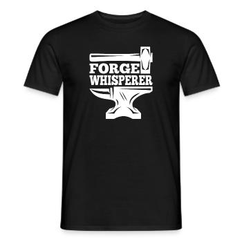 Forge Forge Whisperer Idée cadeau - T-shirt homme - noir - Devant - AI Model Male 178 light (178cm)