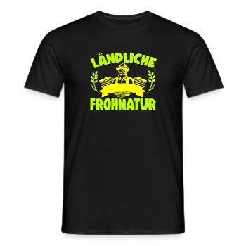 Nachwuchs Landwirt Heugabel Held Bauern - Männer T-Shirt - Schwarz - Vorne - AI Model Male 178 light (178cm)
