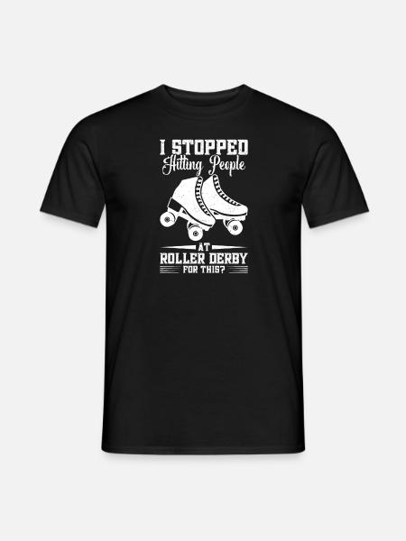 Joueur de roller derby J’ai utilisé le - T-shirt homme - noir