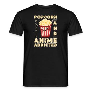 Cute Japanese Manga Women Girls Gift Otaku Kawaii - Männer T-Shirt - Schwarz - Vorne - AI Model Male 178 light (178cm)