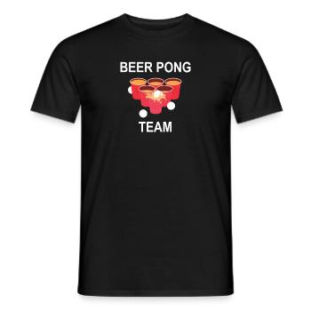 Équipe de Beer Pong - T-shirt homme - noir - Devant - AI Model Male 178 light (178cm)