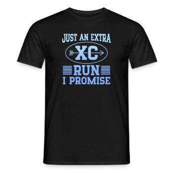 Cadeau de course XC amusant XC Runner Edition - T-shirt homme - noir - Devant - AI Model Male 178 light (178cm)