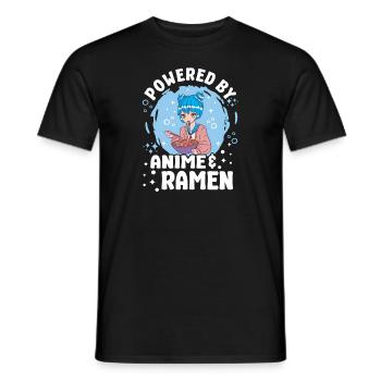Cute Japanese Manga Women Girls Gift Otaku Kawaii - Männer T-Shirt - Schwarz - Vorne - AI Model Male 178 light (178cm)