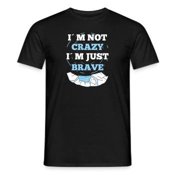 L’eau glacée n’est pas folle juste Brave Ice Bath idée cadeau - T-shirt homme - noir - Devant - AI Model Male 178 light (178cm)