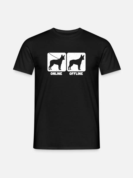 Australian Stumpy Tail Cattle Dog - Männer T-Shirt - Schwarz