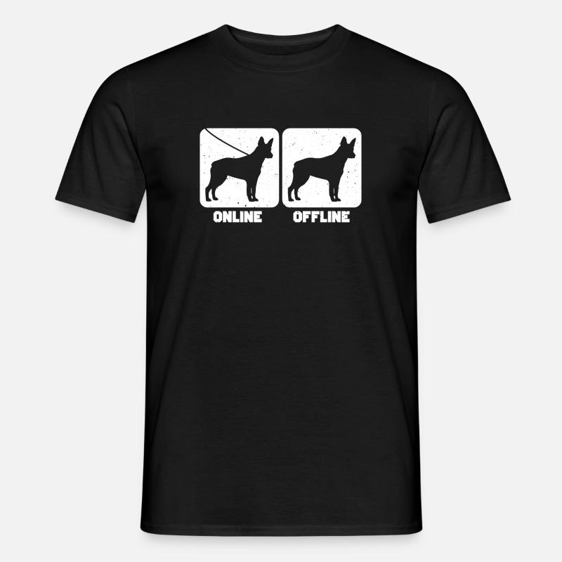 Australian Stumpy Tail Cattle Dog - Männer T-Shirt - Schwarz