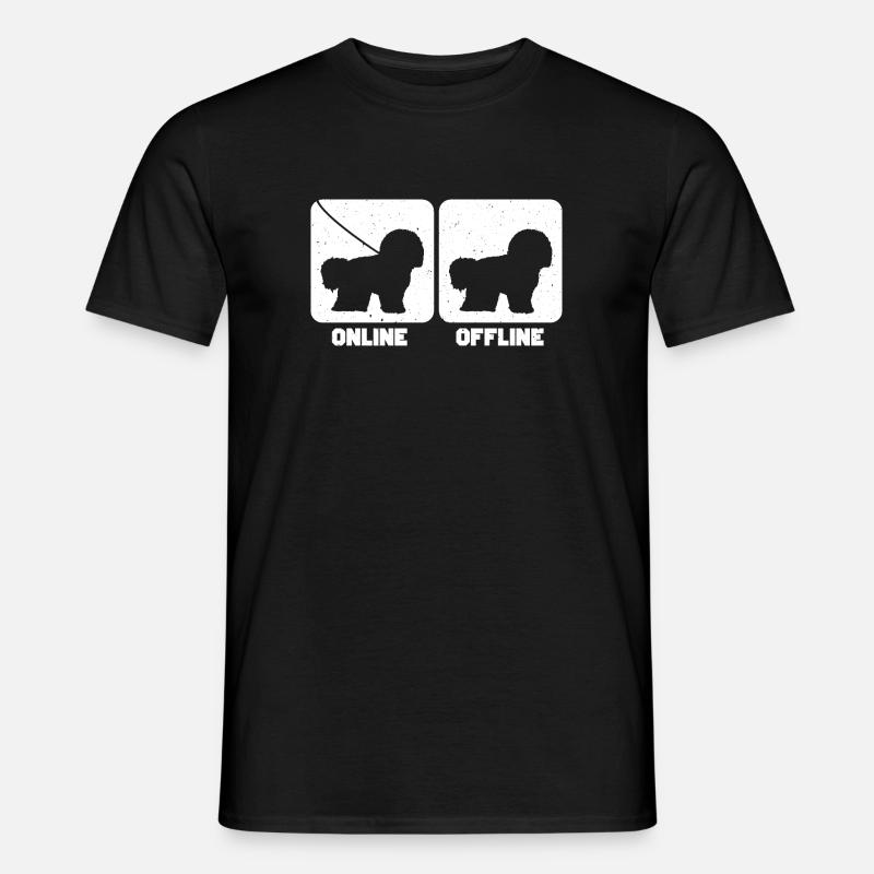 Bichon Frise - Männer T-Shirt - Schwarz
