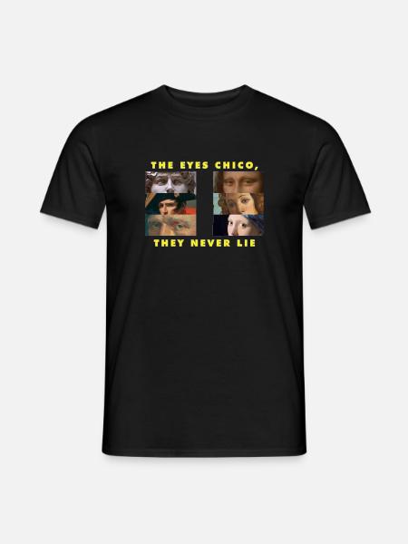 Øjnene chico, de aldrig lyve - Mænd T-shirt - sort