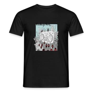 Soirée Firebugs - T-shirt homme - noir - Devant - AI Model Male 178 light (178cm)