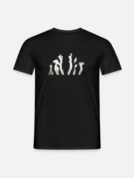 Pièces d’échecs - T-shirt homme - noir