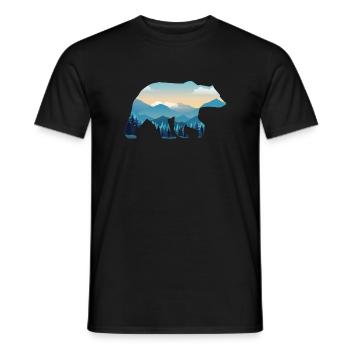 Bear - Men's T-Shirt - black - Front - AI Model Male 178 light (178cm)