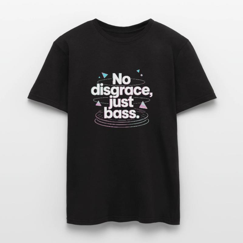 Pas de disgrâce, juste de la basse rétro T-shirt homme