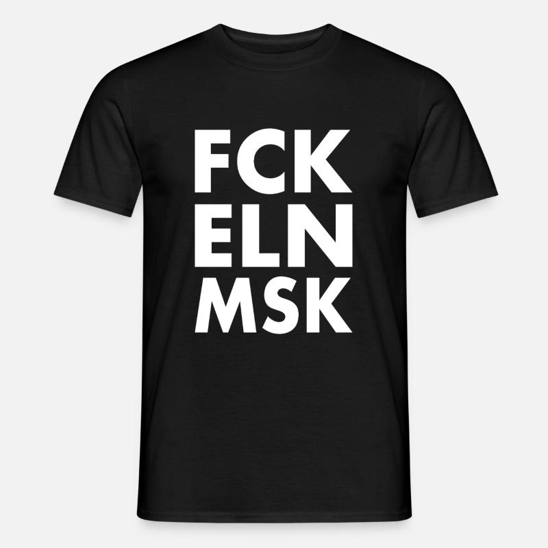 Fck eln msk - Men’s T-shirt - black